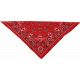 Paisley Cotton Bandana Red B003 2021